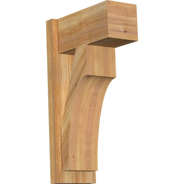 Ekena Millwork Westlake Block Rough Sawn Outlooker, Western Red Cedar, 8"W x 16"D x 28"H OUT08X16X28WTL05RWR - main